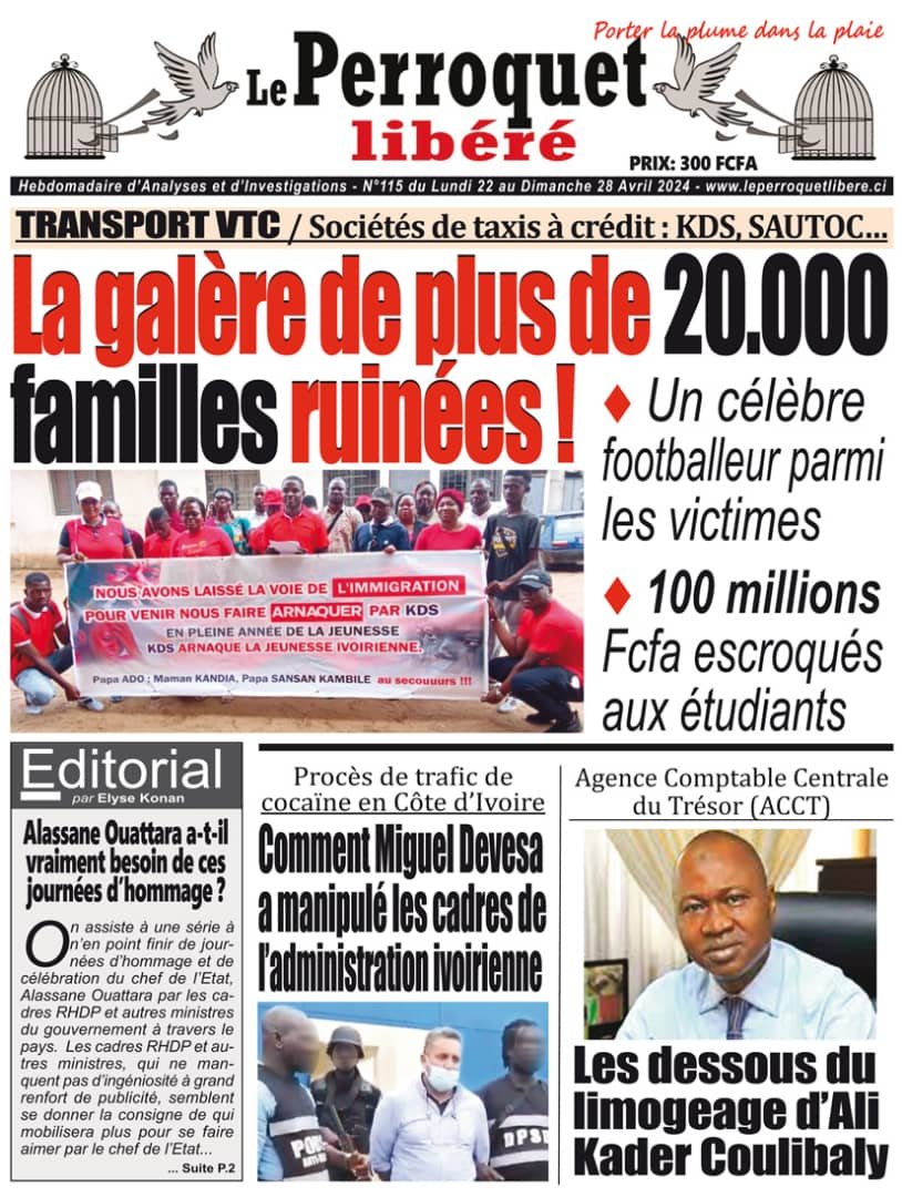 Perroquet Libéré n°115+ du 22 / 04 /2024