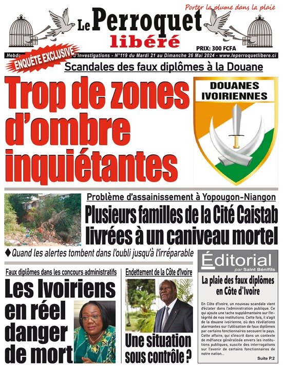 Perroquet Libéré n°119_revu du Mardi 21 au Dimanche 26 Mai 2024