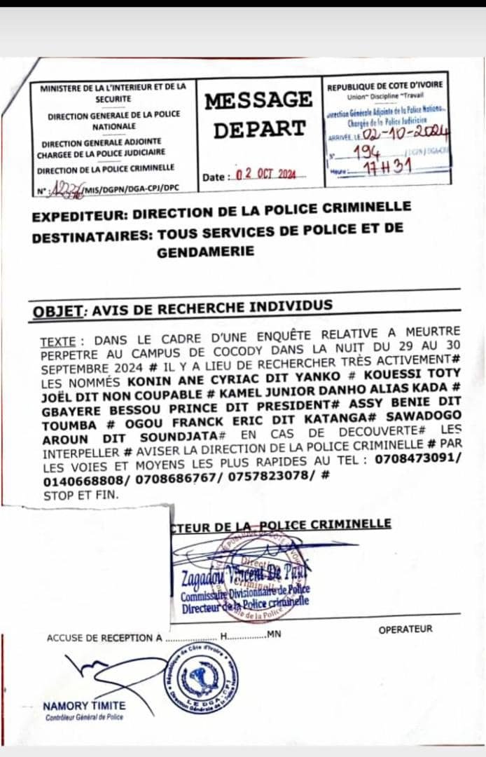 Pourquoi l’Etat veut décapiter la FESCI?