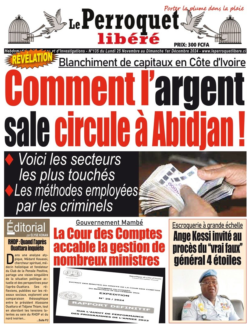 Perroquet Libéré n°136_revu du Lundi 25 au Dimanche 01 décembre 2024