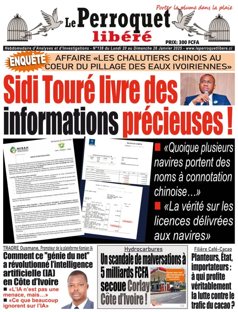 Perroquet Libéré n°138_revu du Lundi 20 au Dimanche 26 janvier 2025
