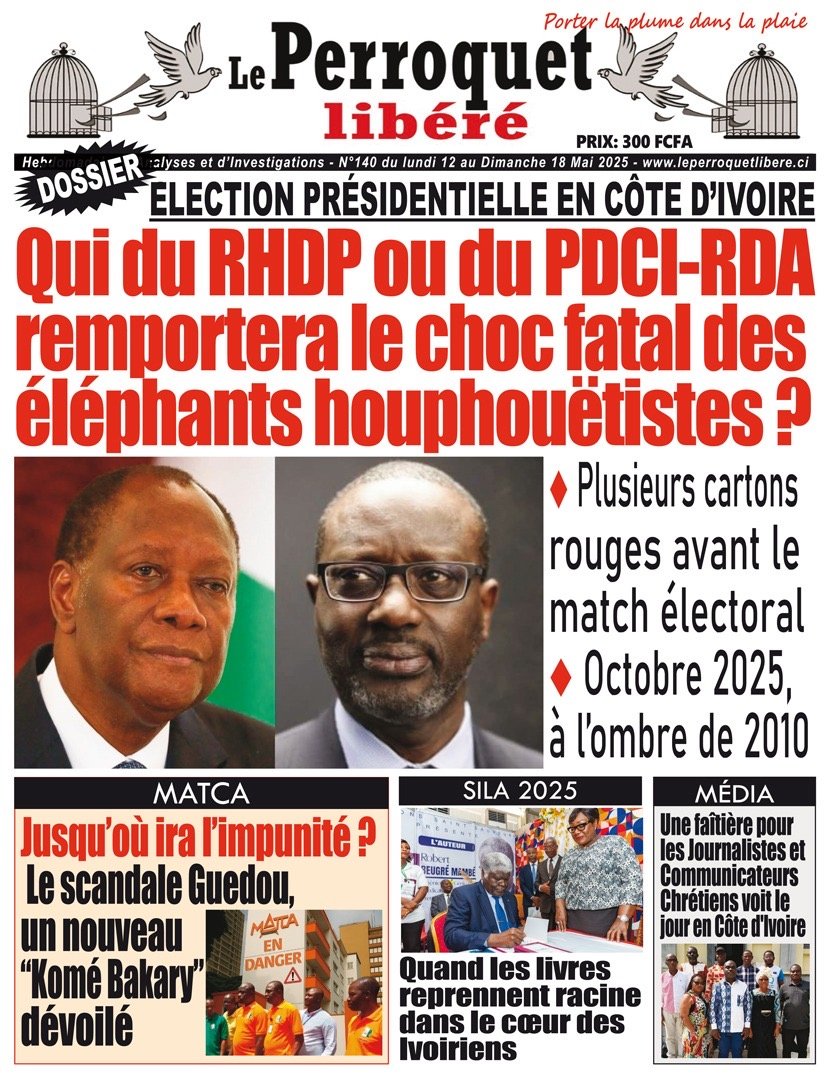 Perroquet Libéré n°140_revu du Lundi 12 mai au dimanche 18 mai 2025