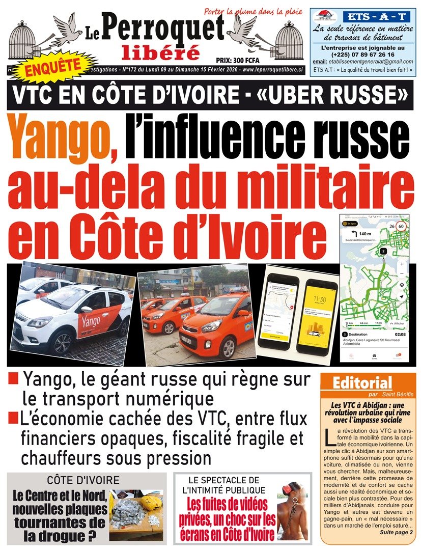 Perroquet libéré n°172 du lundi 09 fevrier au dimanche 15 février 2026