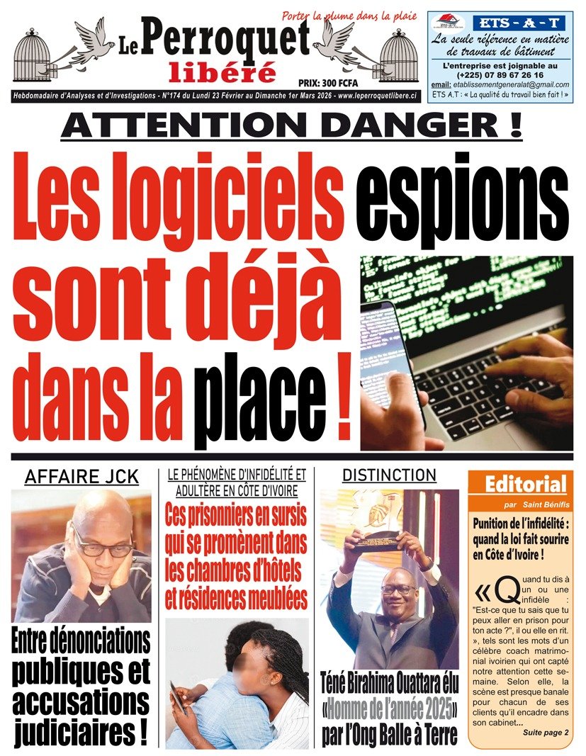 Perroquet libéré n°174 du lundi 23 février au dimanche 01 mars 2026