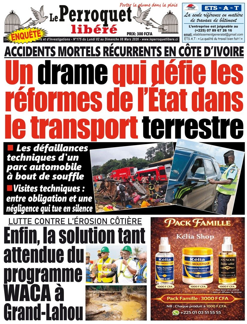 Perroquet libéré n°175 du lundi 02 mars au dimanche 08 mars 2026