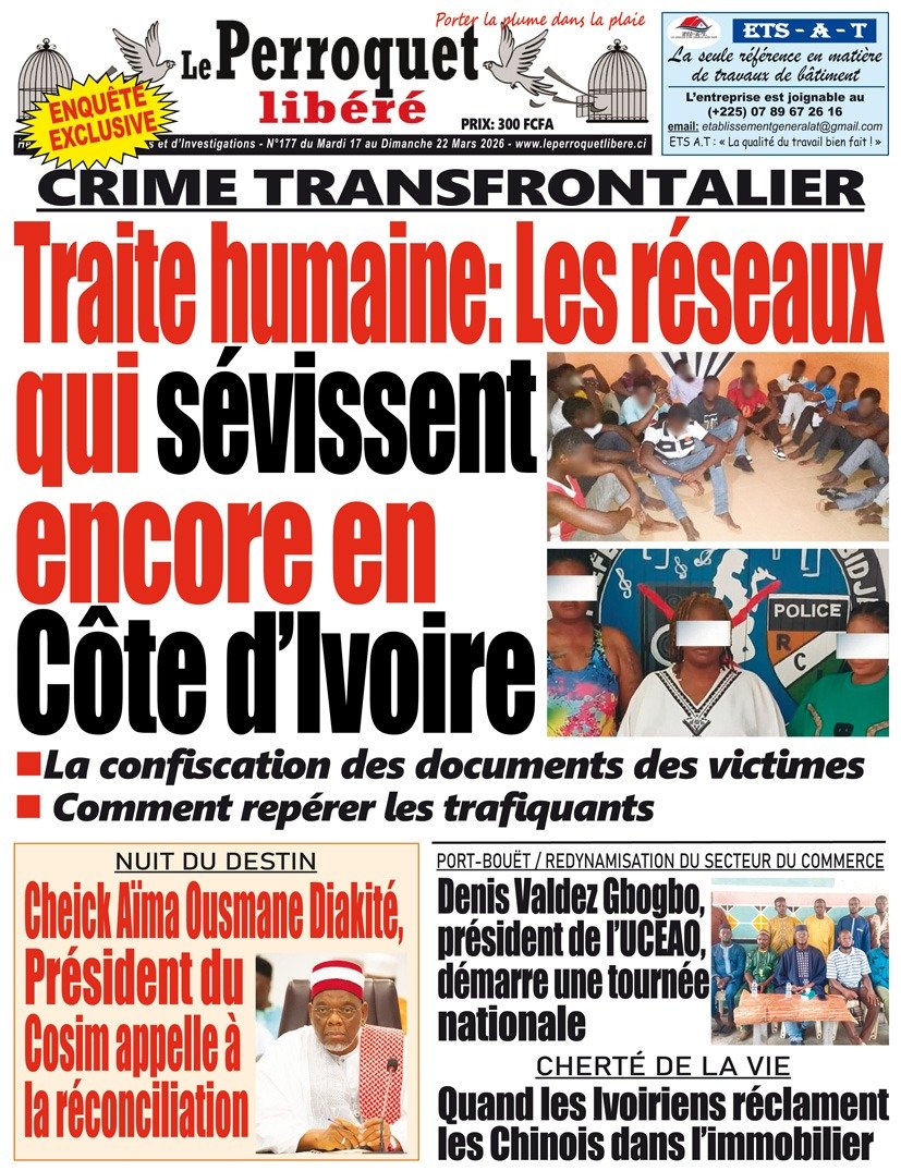 Perroquet libéré n°177 du mardi 17 mars au dimanche 23 mars 2026