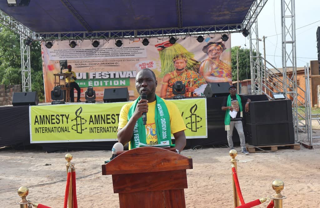 N'DUI-FESTIVAL 2026 / Amnesty International Côte d'Ivoire sensibilise sur les grossesses précoces