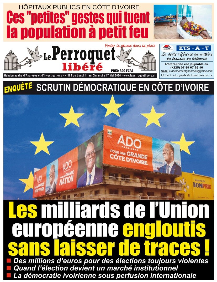 Perroquet libéré n°185 du lundi 11 mai au dimanche 17 mai 2026