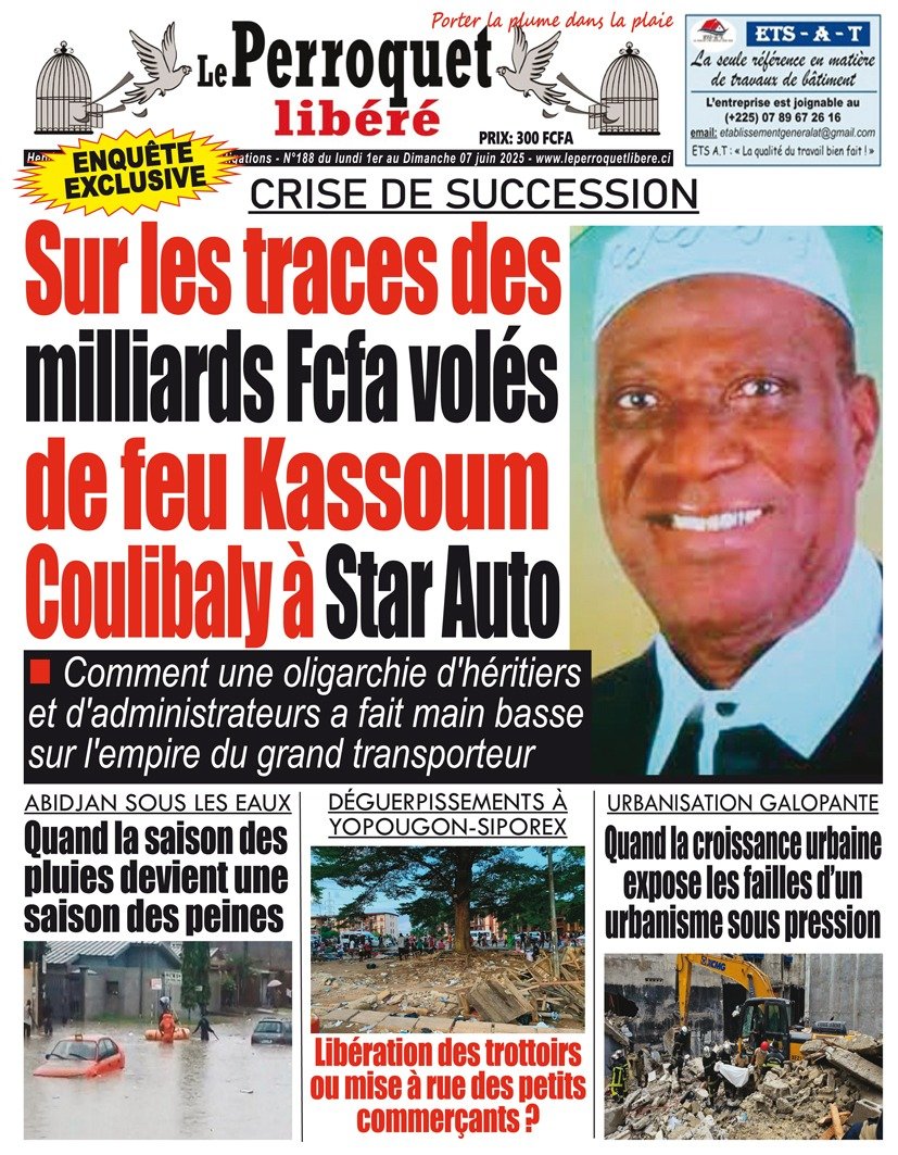Perroquet libéré n°188 du lundi 01 juin au dimanche 07 juin 2026