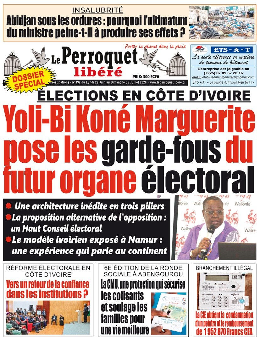 Perroquet libéré n°192 du lundi 29 juin au dimanche 05 juillet 2026