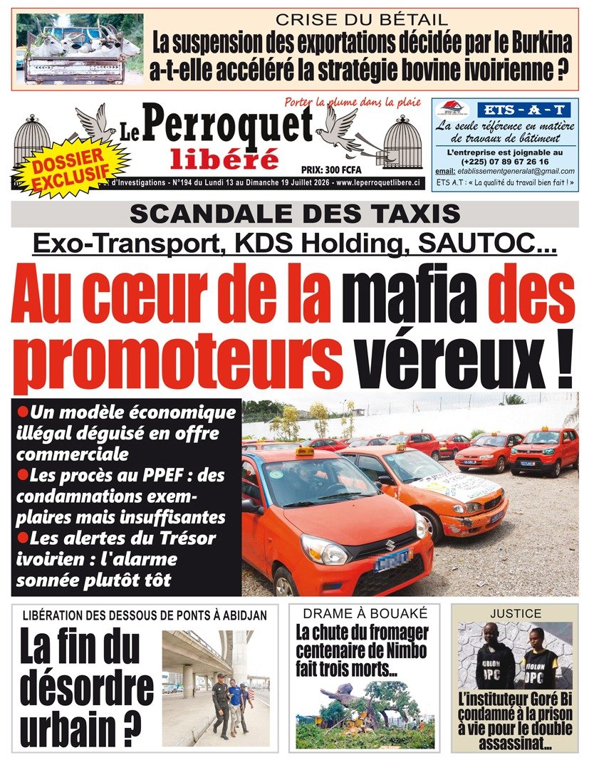 Perroquet libéré n°194 du lundi 13 juillet au dimanche 19 juillet 2026