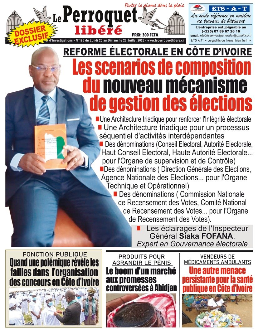 Perroquet libéré n°195 du lundi 20 juillet au dimanche 26  juillet 2026